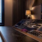 Pittsburgh mastering room with acoustic treatment