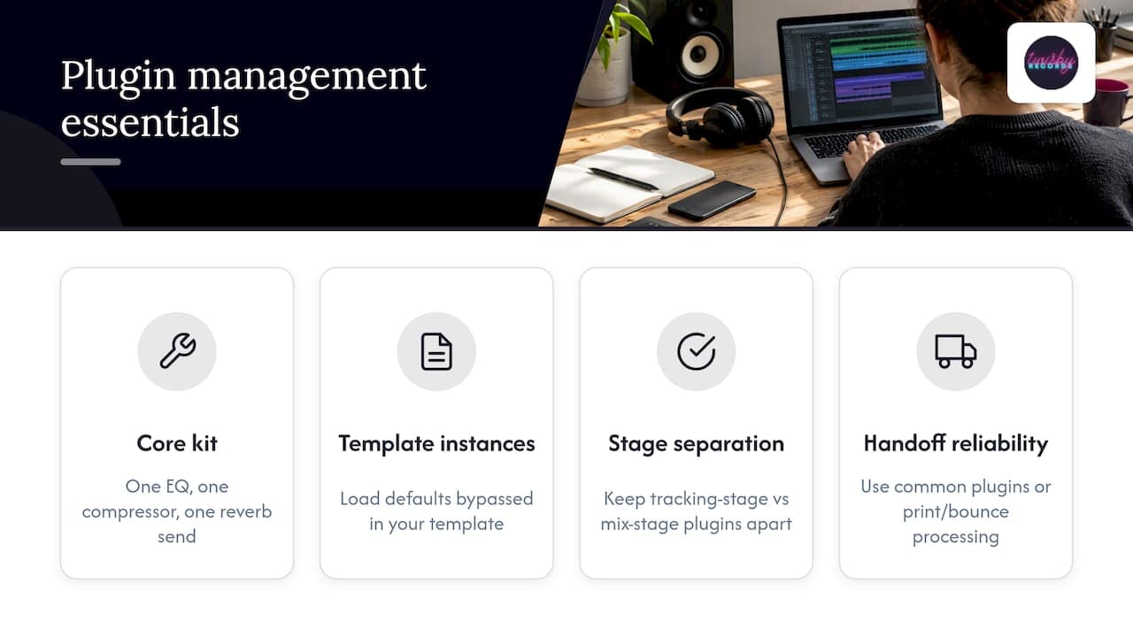 Four-part plugin management workflow